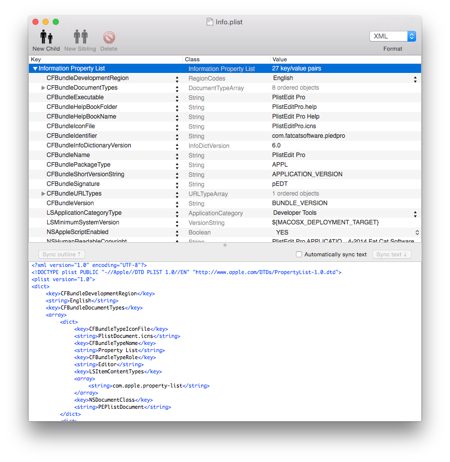 PlistEdit Pro for Mac 1.9.6 破解版 Mac上专业的 Plist 文档编辑工具