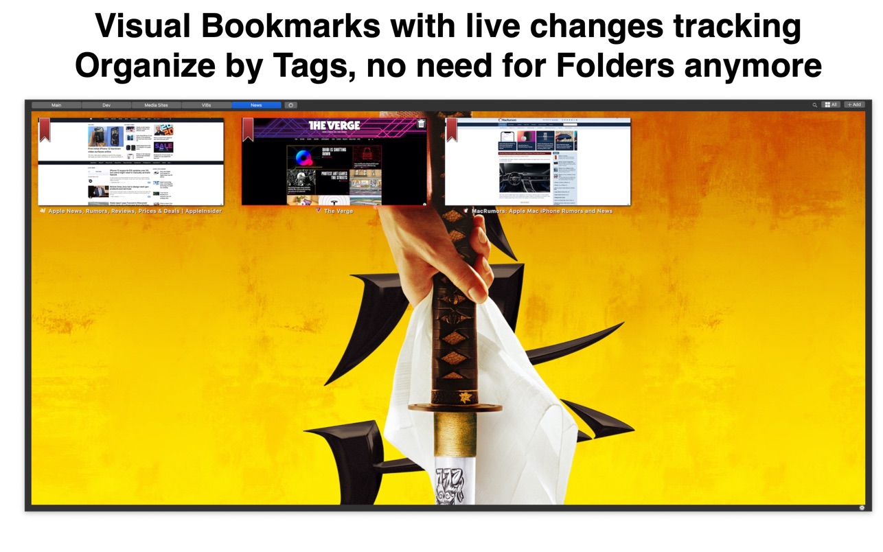 BookmarkTiles for Mac 1.7.2 破解版 Safari书签组件