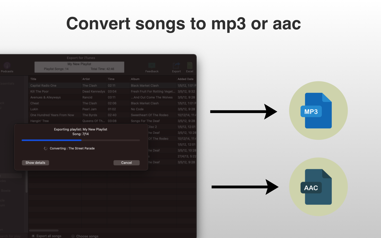 Export for iTunes 3.5 Mac 破解版 iTunes音乐导出软件