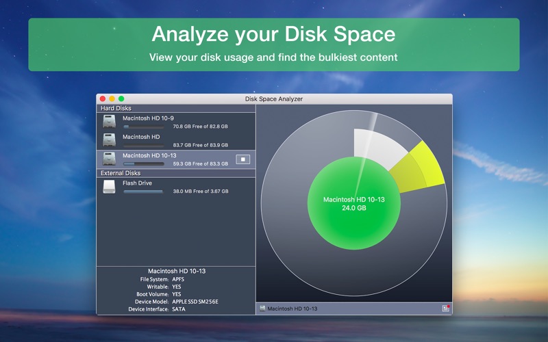 Disk Space Analyzer Pro for Mac 4.1 破解版 磁盘分析管理软件