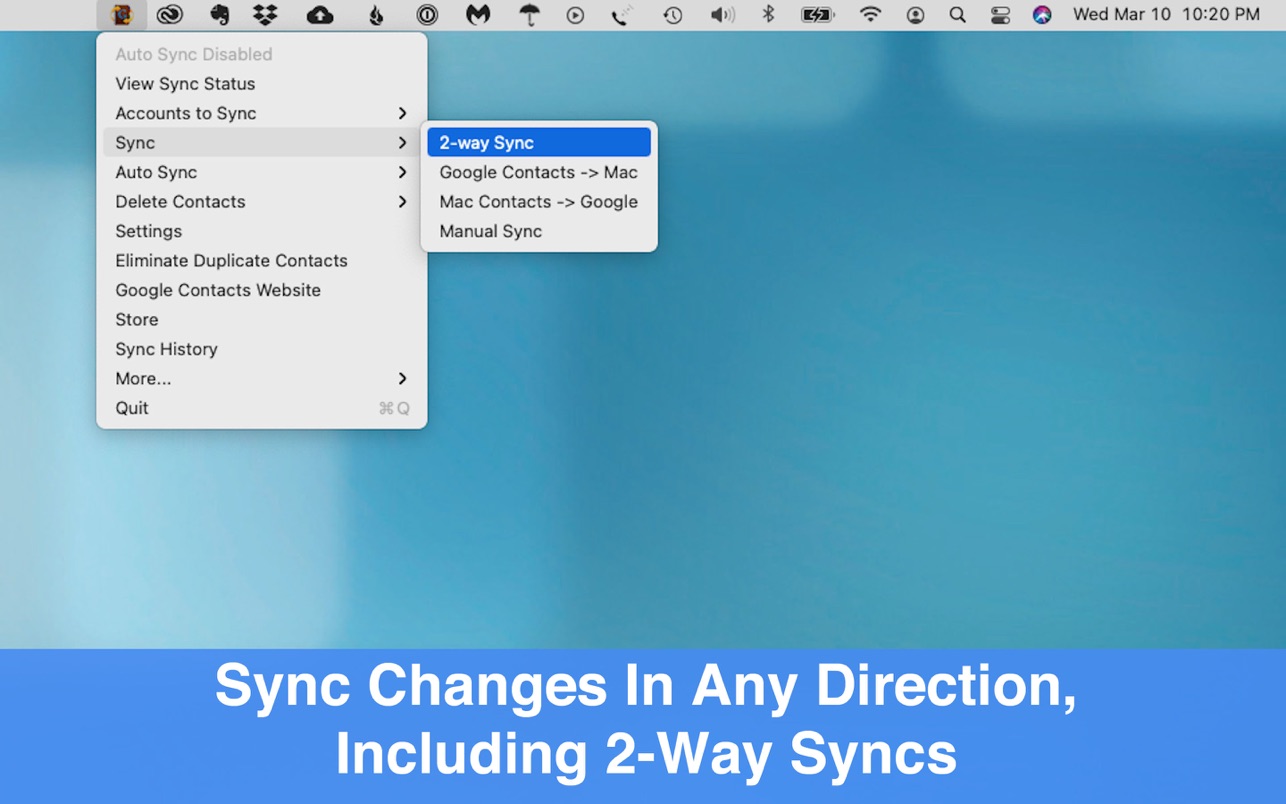 Contacts Sync Pro for Mac 8.2.1 破解版 联系人同步工具