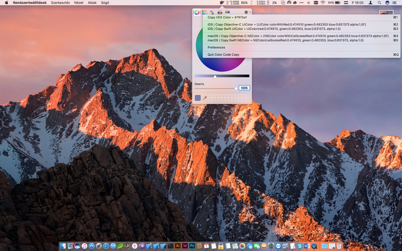 Color Code Copy 1.4 Mac 破解版 颜色代码提取工具