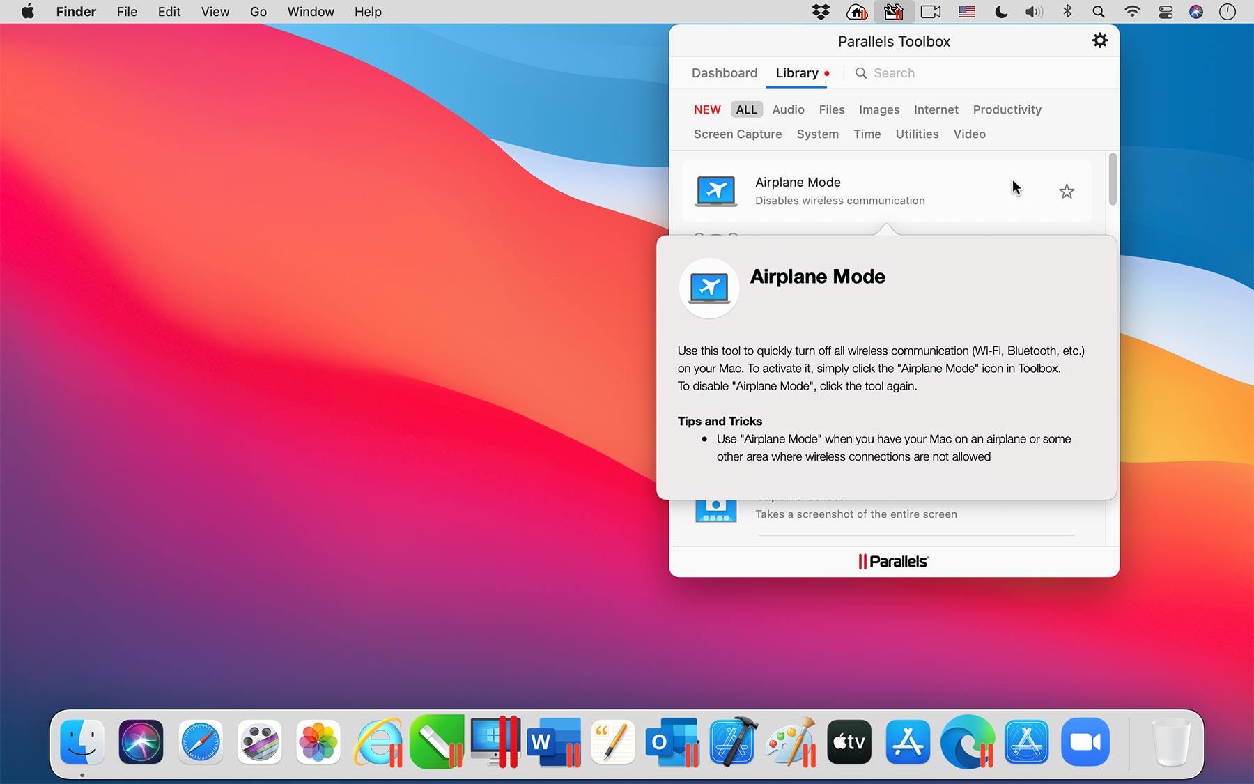 Parallels Toolbox Business Edition 6.0.2 Mac 中文破解版 快捷的实用工具集合工具