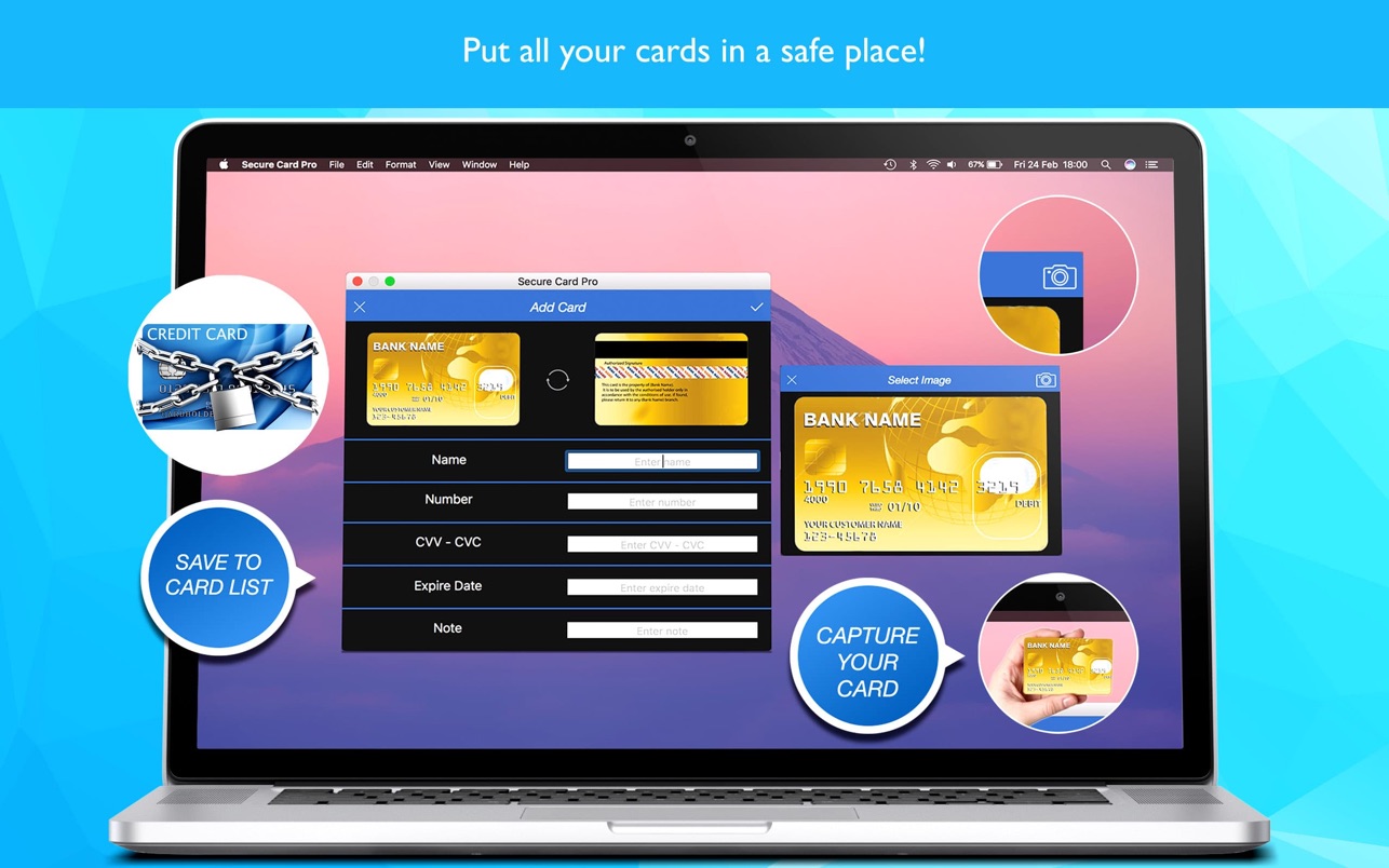 Secure Card Pro 1.3 Mac 破解版 安全便捷的数字钱包管理软件