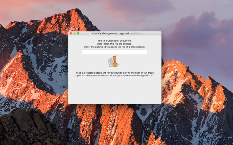 CryptoEdit 2.6 Mac 破解版 - 功能强大且安全的文本编辑器