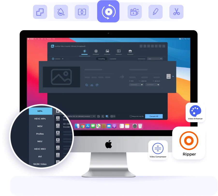 FonePaw Video Converter Ultimate 9.7.0.16041 Mac 破解版 全能视频转换器