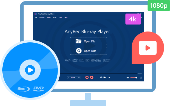 AnyRec Blu-ray Player 1.0.6 Mac 破解版 Mac软件蓝光多媒体播放器