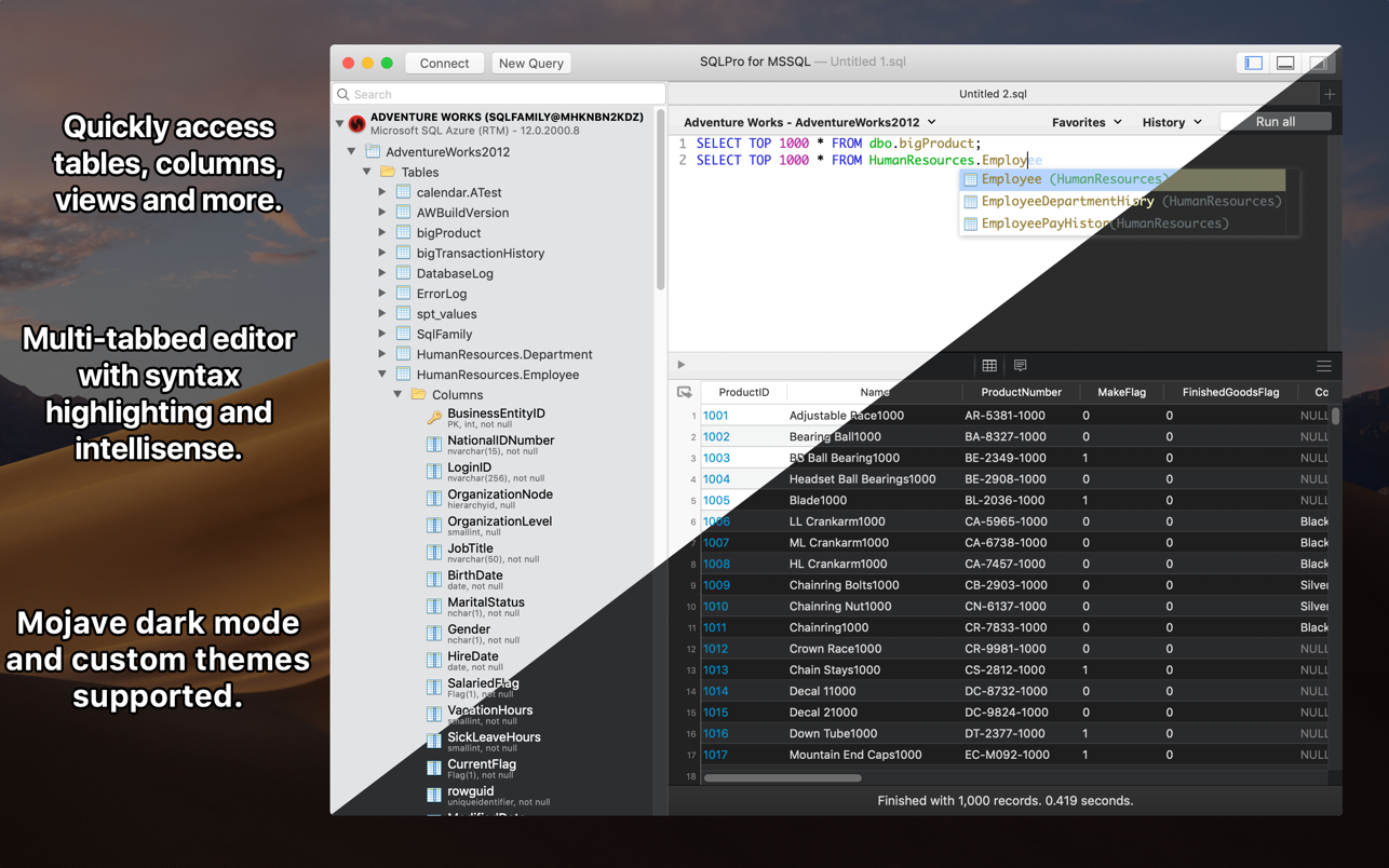 SQLPro for MSSQL 2023.07 Mac 破解版 MSSQL数据库客户端