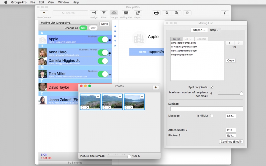 GroupsPro 5.4 Mac 破解版 - 联系人和邮件管理