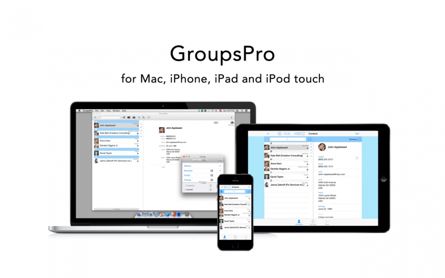 GroupsPro 5.4 Mac 破解版 - 联系人和邮件管理