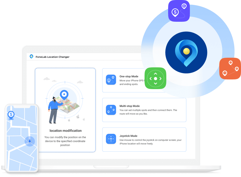 Mac FoneLab Location Changer 1.0.6 Mac 中文破解版 iOS设备定位修改器