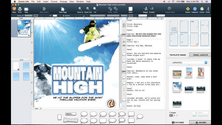 Comic Life 3.5.24 Mac 破解版 漫画创作软件