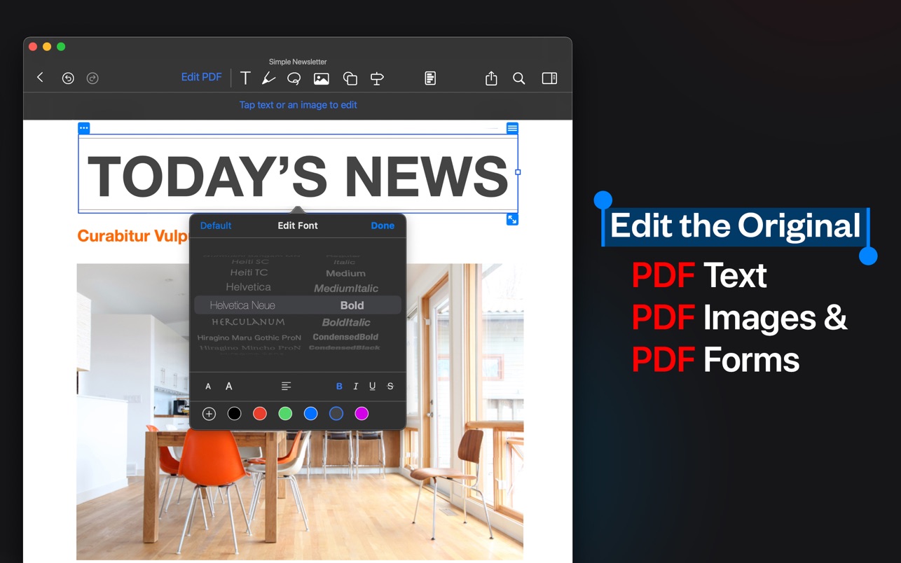 PDF Office Max 8.0 Mac 破解版 强大的pdf编辑器