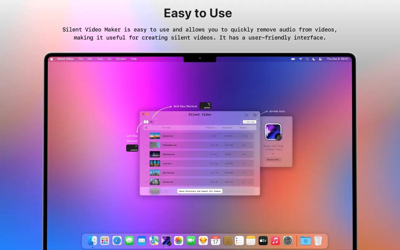 Silent Video 1.0.0 Mac 破解版 视频音频处理软件