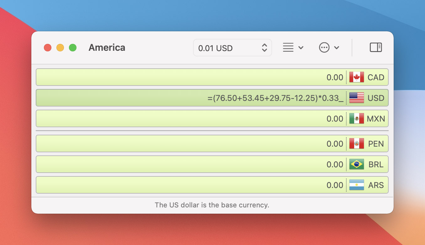 Currency Assistant 3.6.1 Mac 破解版 国际货币汇率计算器
