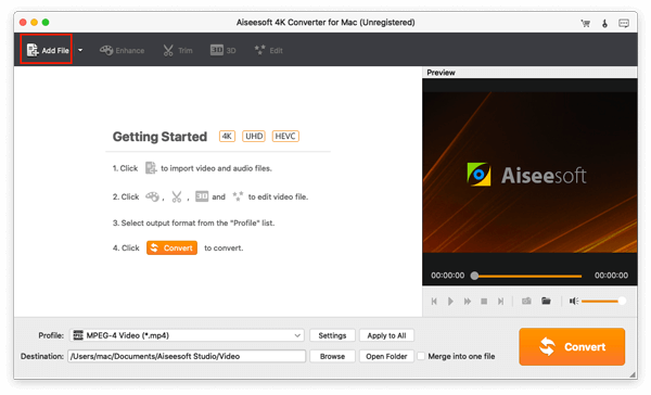 Aiseesoft 4K Converter 9.2.26 Mac 破解版 4K高清视频转换器