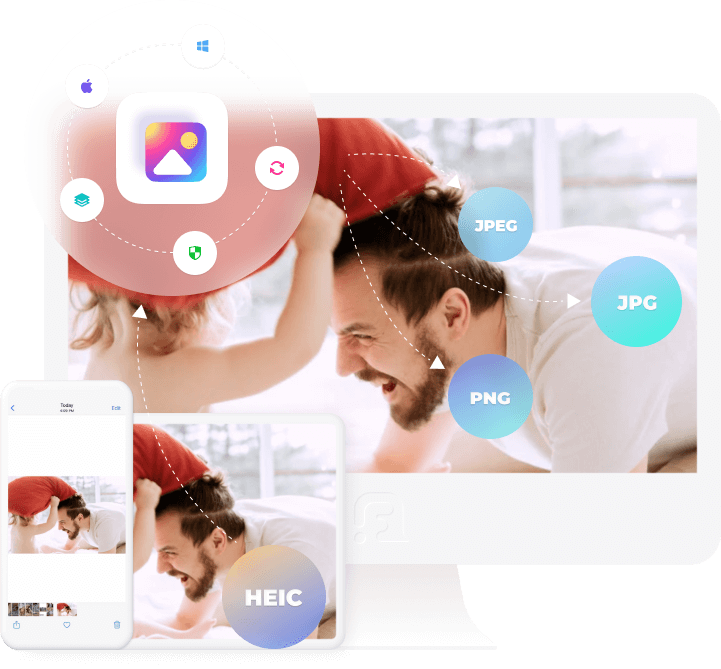 FoneLab HEIC Converter Mac 破解版 HEIC图片转换器下载