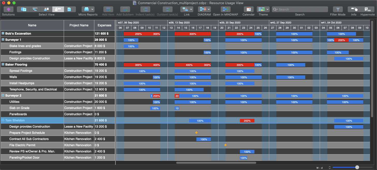 ConceptDraw PROJECT 13.0.0.218 Mac 破解版 项目管理软件