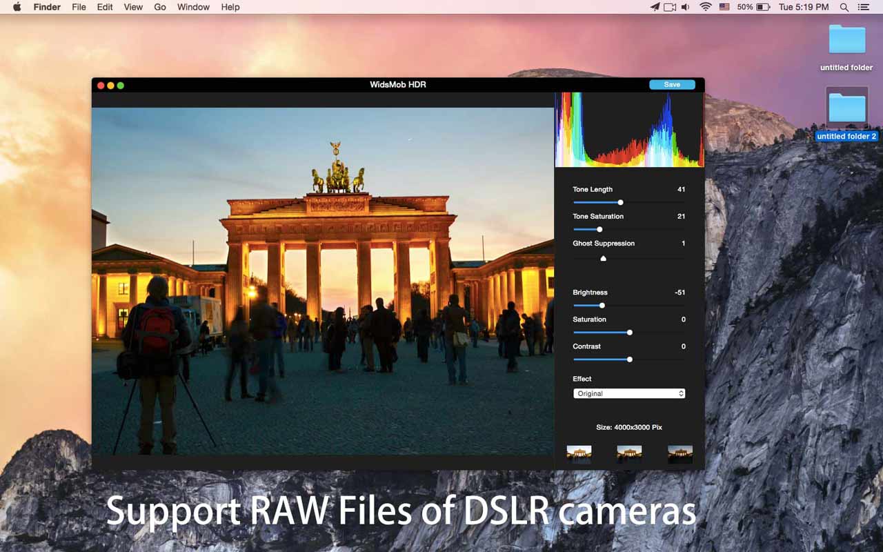 WidsMob HDR Plus 3.18 Mac 破解版 - HDR照片编辑器