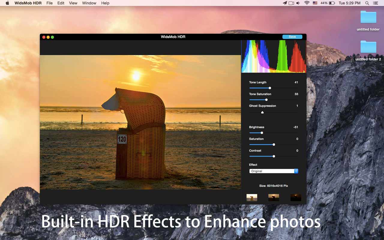 WidsMob HDR Plus 3.18 Mac 破解版 - HDR照片编辑器