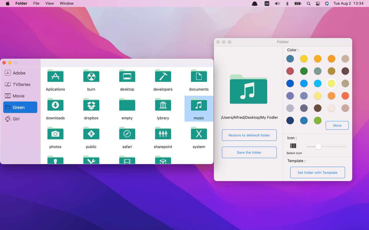 Folder 1.0.7 Mac 破解版 文件夹图标更改工具