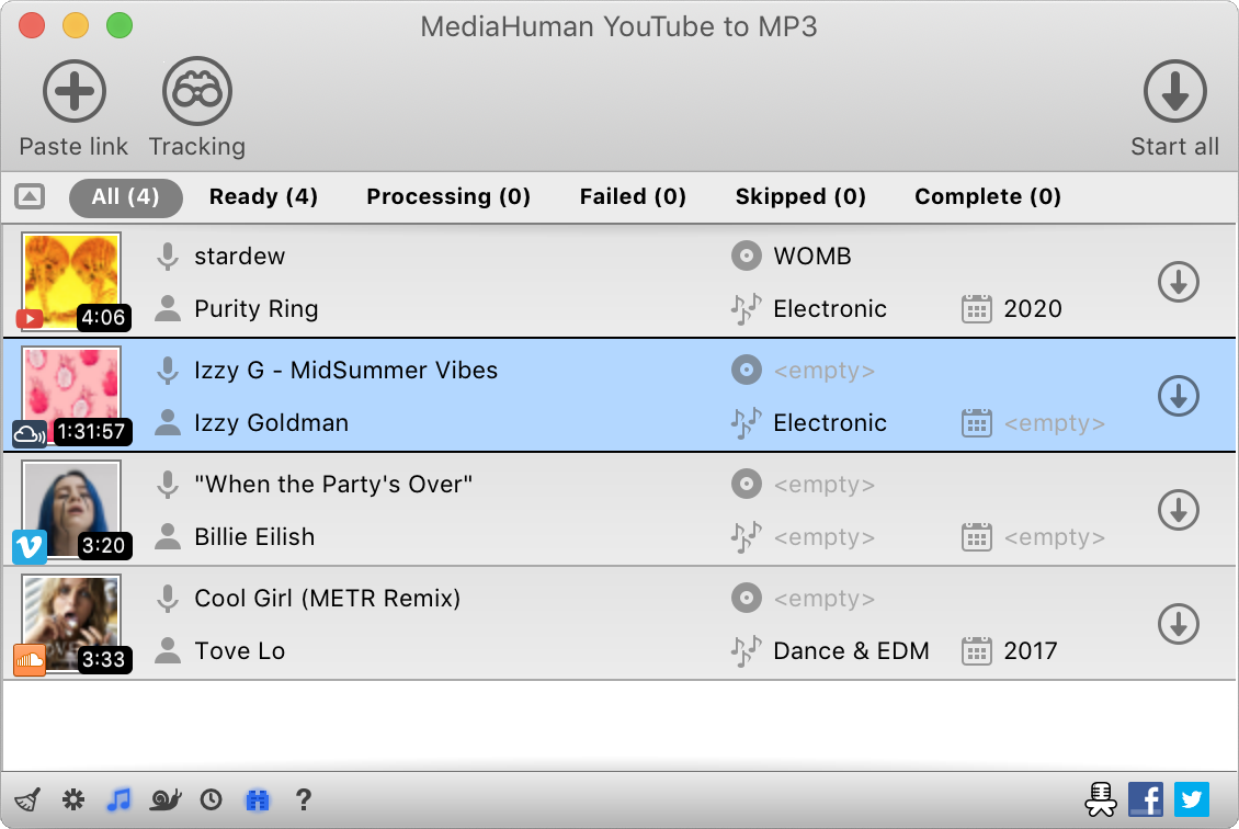 MediaHuman YouTube to MP3 Converter 3.9.9.74 Mac 破解版 YouTube转MP3转换器