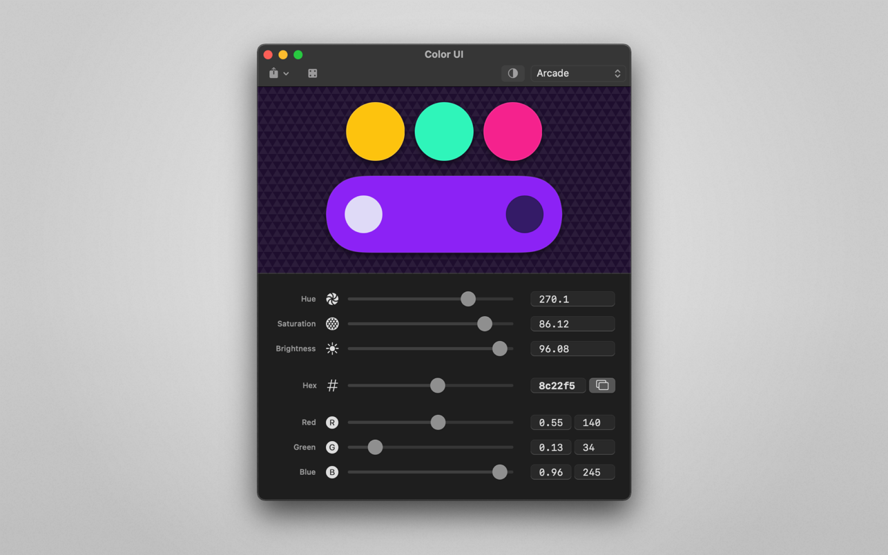 Color UI 2.2.5 Mac 破解版 彩色取样识别工具