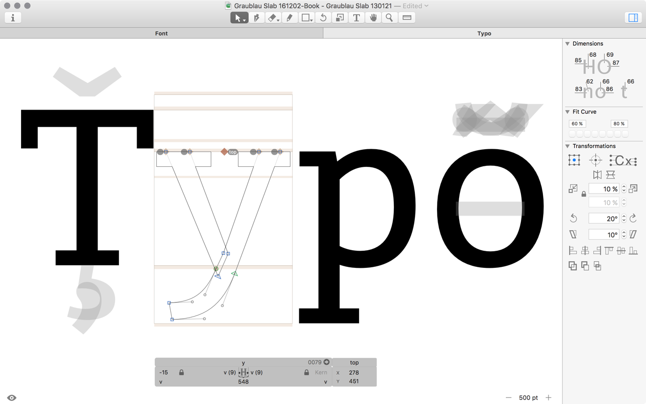 Glyphs 3.1.1 Mac 破解版 最强大的字体设计编辑工具