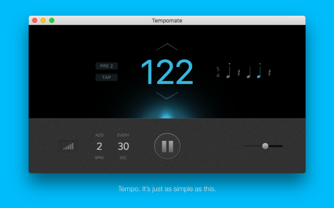 Tempomate 4.7.0 Mac 破解版 音乐节拍器