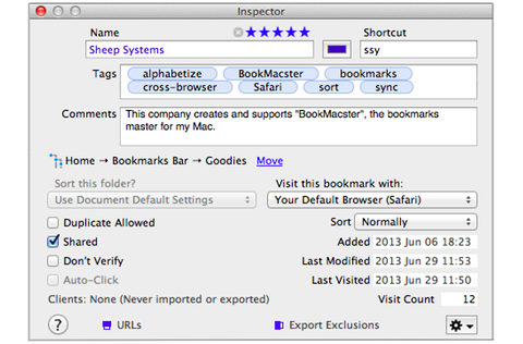 BookMacster 2.12.8 Mac 破解版 - 多功能书签管理应用