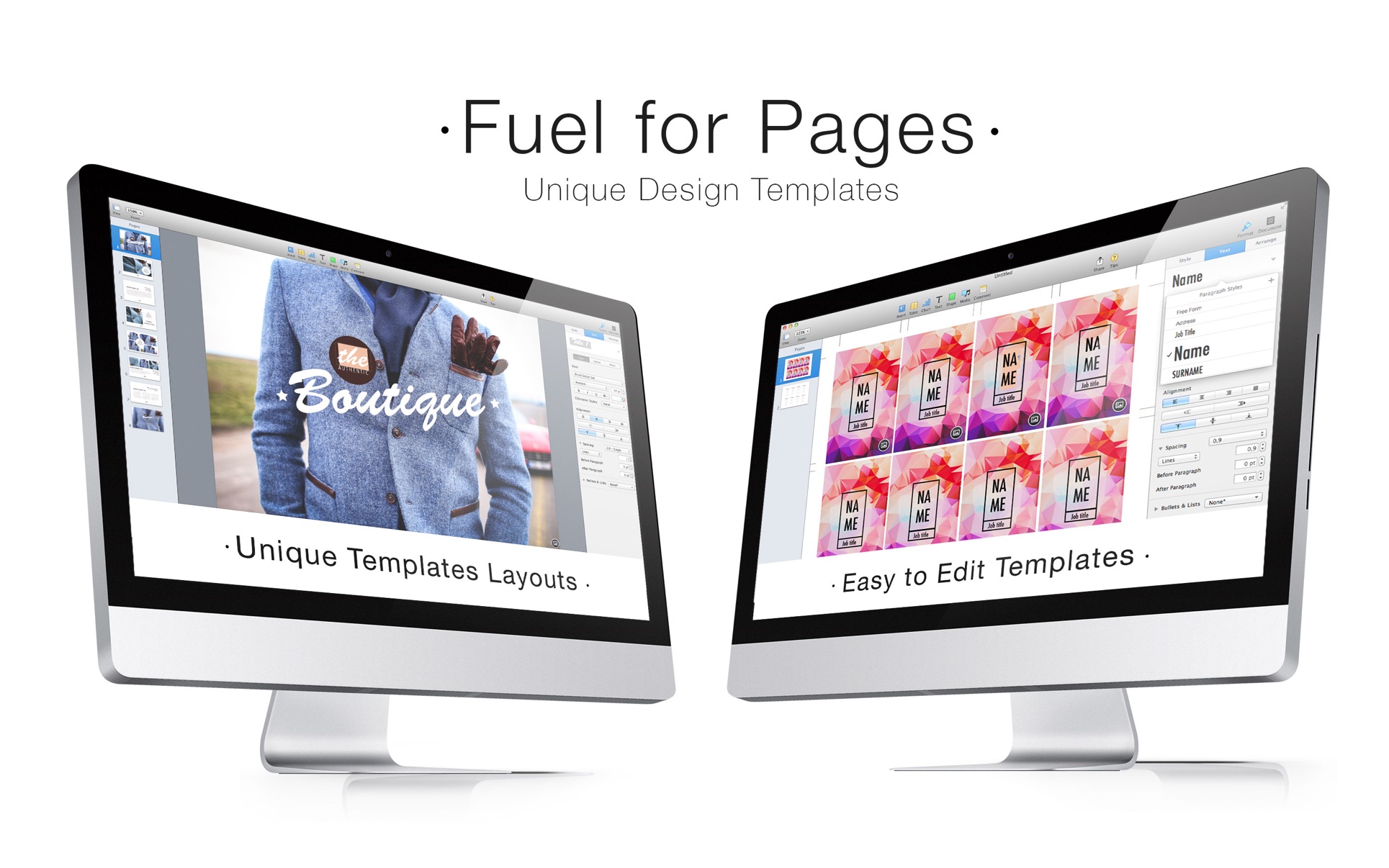 Fuel for Pages Mac 破解版 精美的Pages模板合集