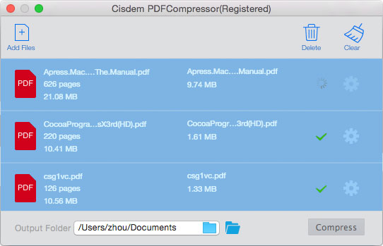 Cisdem PDF Compressor 3.4.0 Mac 破解版 PDF文件压缩工具