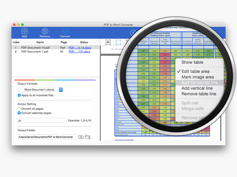 PDF to Word Converter Mac 破解版 PDF转Word转换器