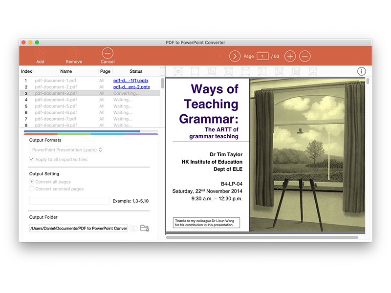 PDF to PowerPoint Converter Mac 破解版 PDF转PPT转换器