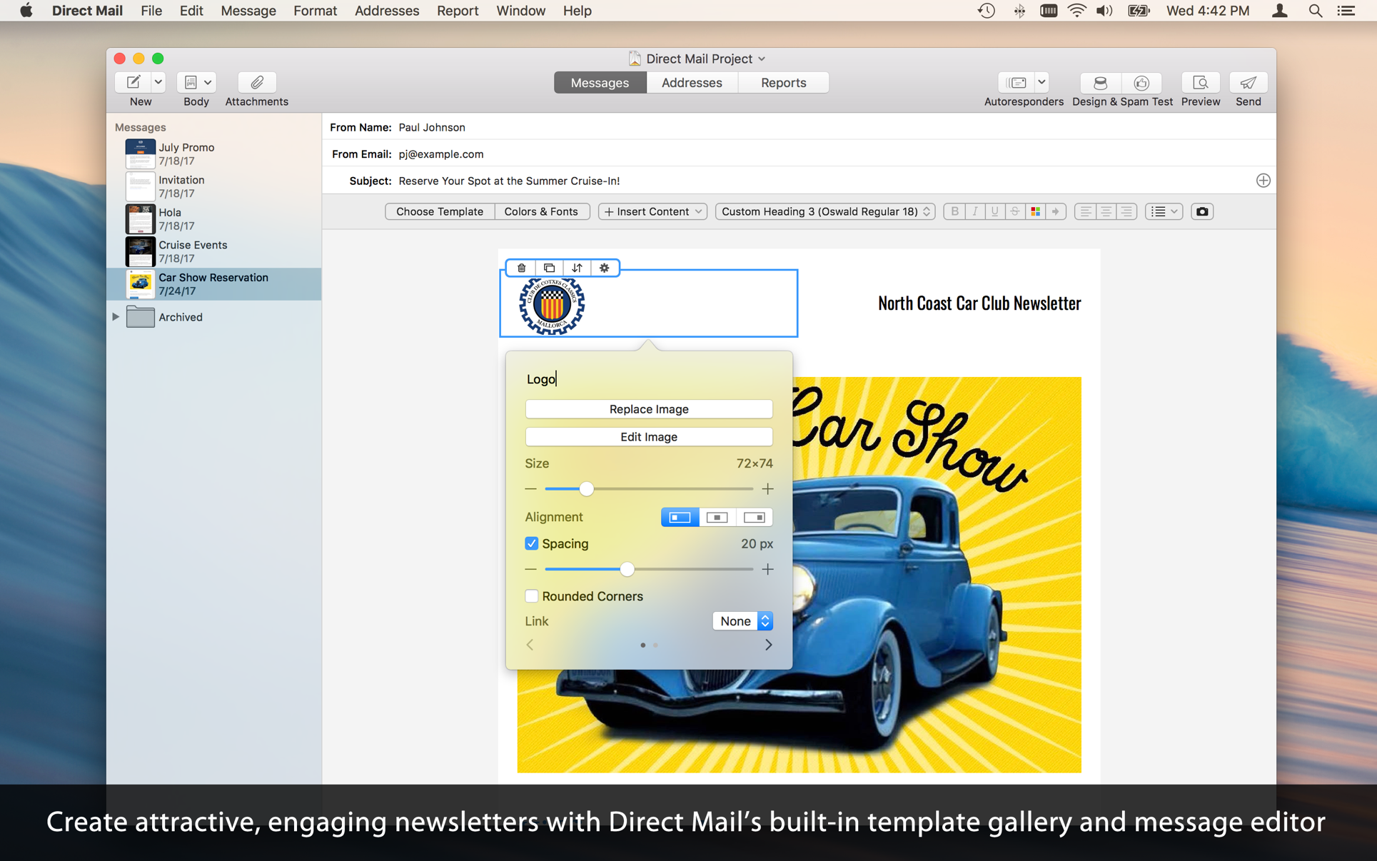 Direct Mail Mac 破解版 强大的邮件发送增强工具