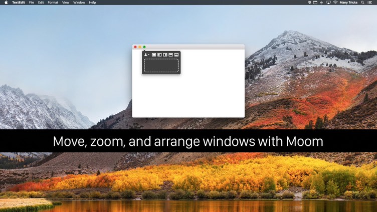 Moom 3.2.25 Mac 破解版 实用的窗口大小增强控制工具