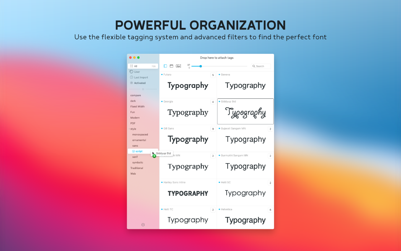 Typeface 3.6.0 Mac 破解版 字体管理软件