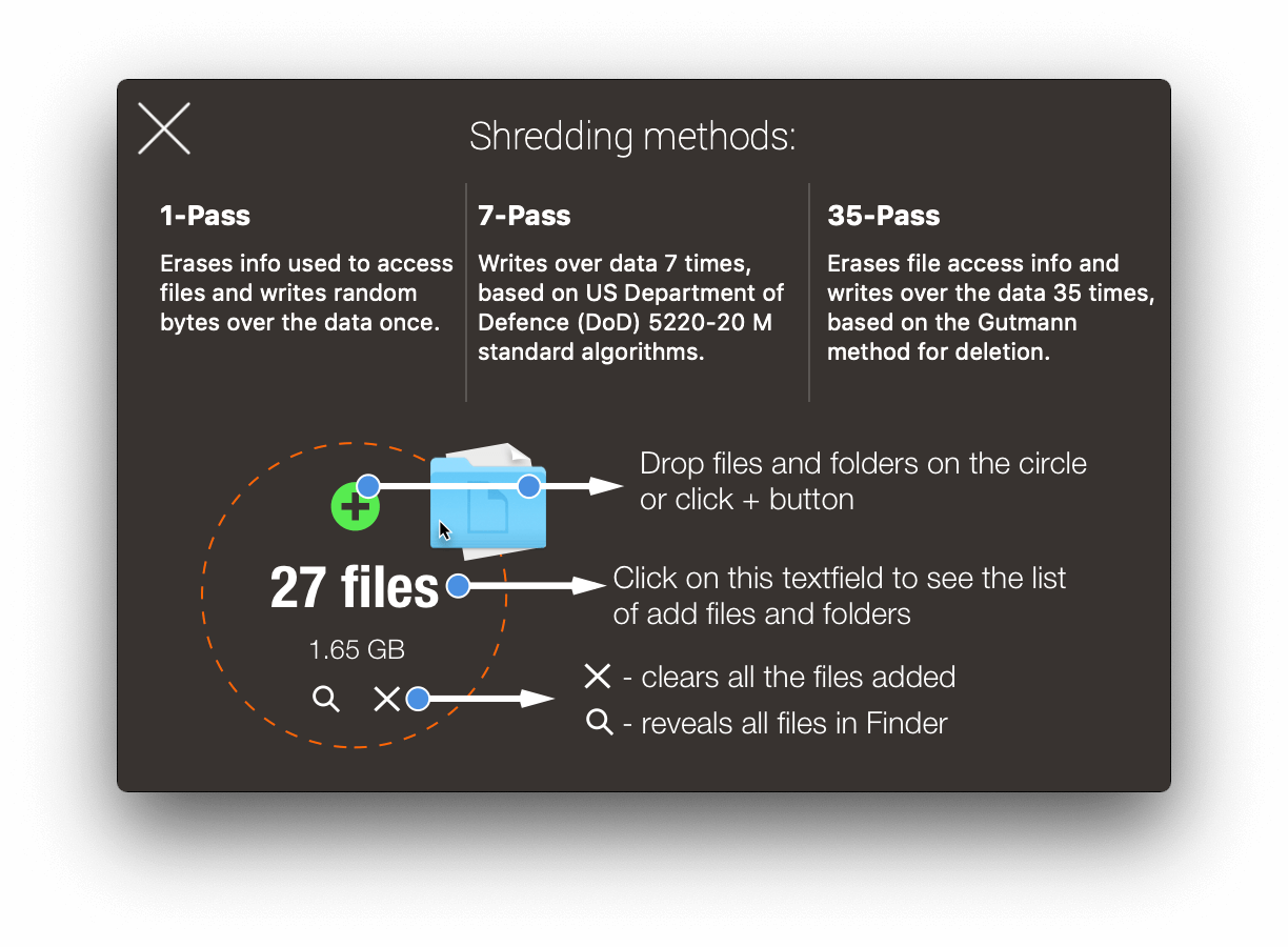 Shredo 1.2.8.1 Mac 破解版 实用的文件粉碎机
