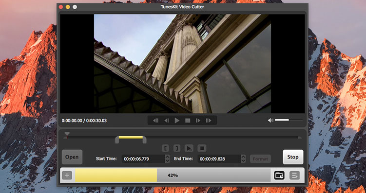 TunesKit Video Cutter 2.2.0.42 Mac 破解版 - 全能视频剪辑工具
