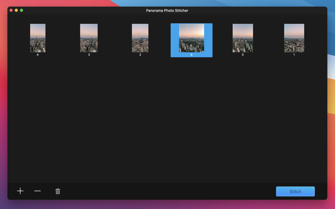 Panorama Photo Stitcher 1.5.1 Mac 破解版 一键无缝拼贴图片&高清原图画质输出