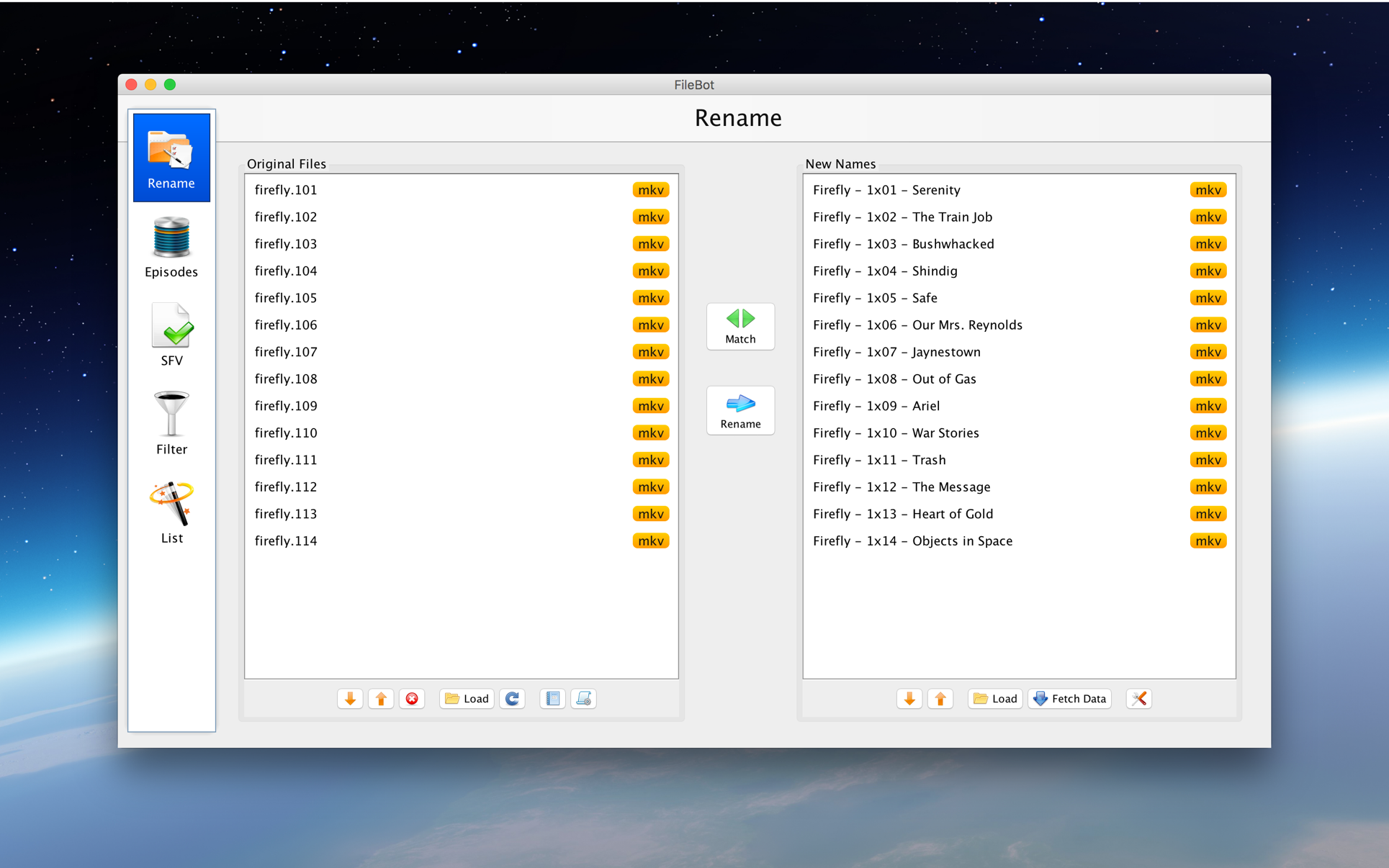 FileBot 4.9.5 Mac 破解版 批量文件命名工具