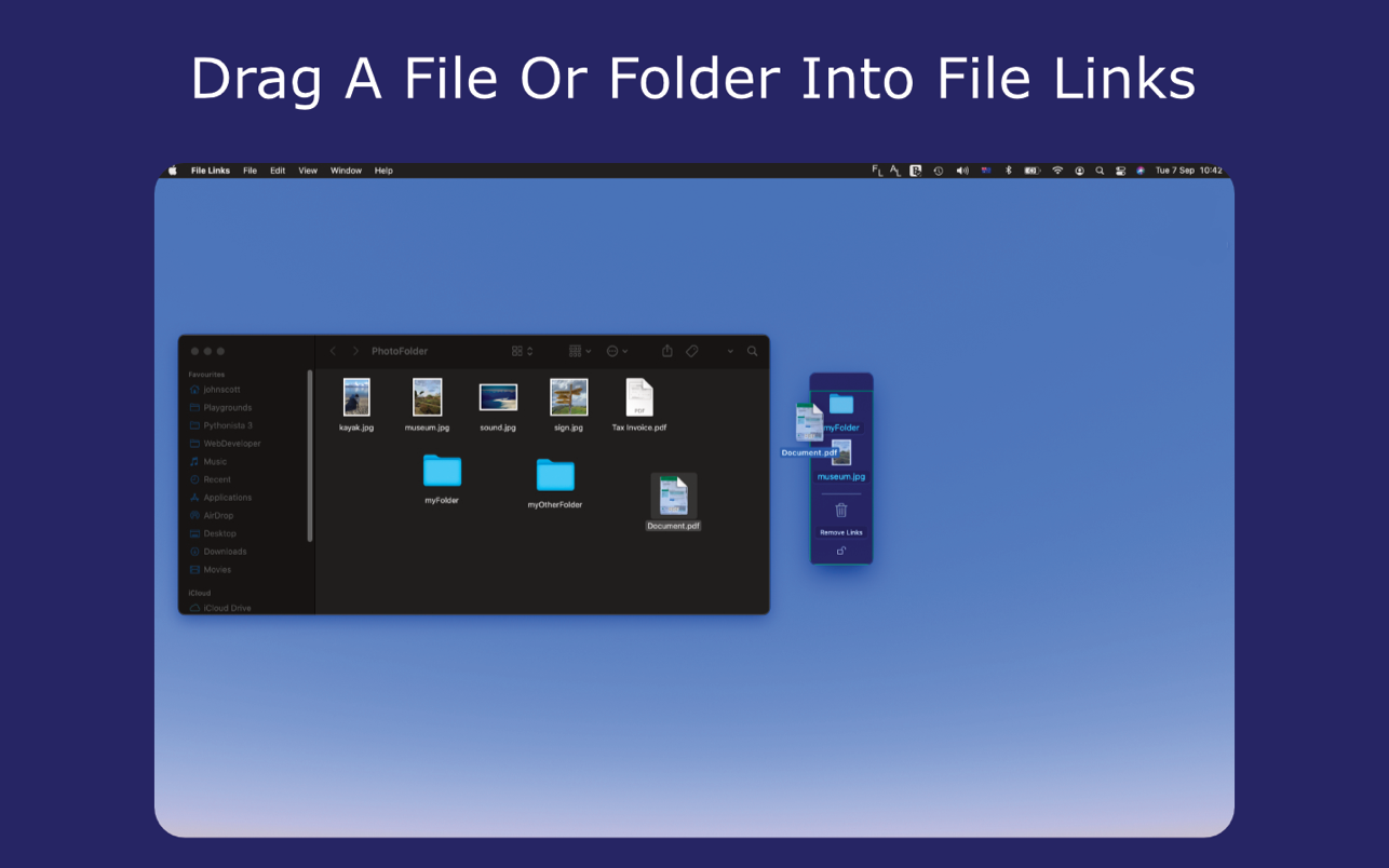 File Links 1.04 Mac 破解版 文件快捷链接创建工具