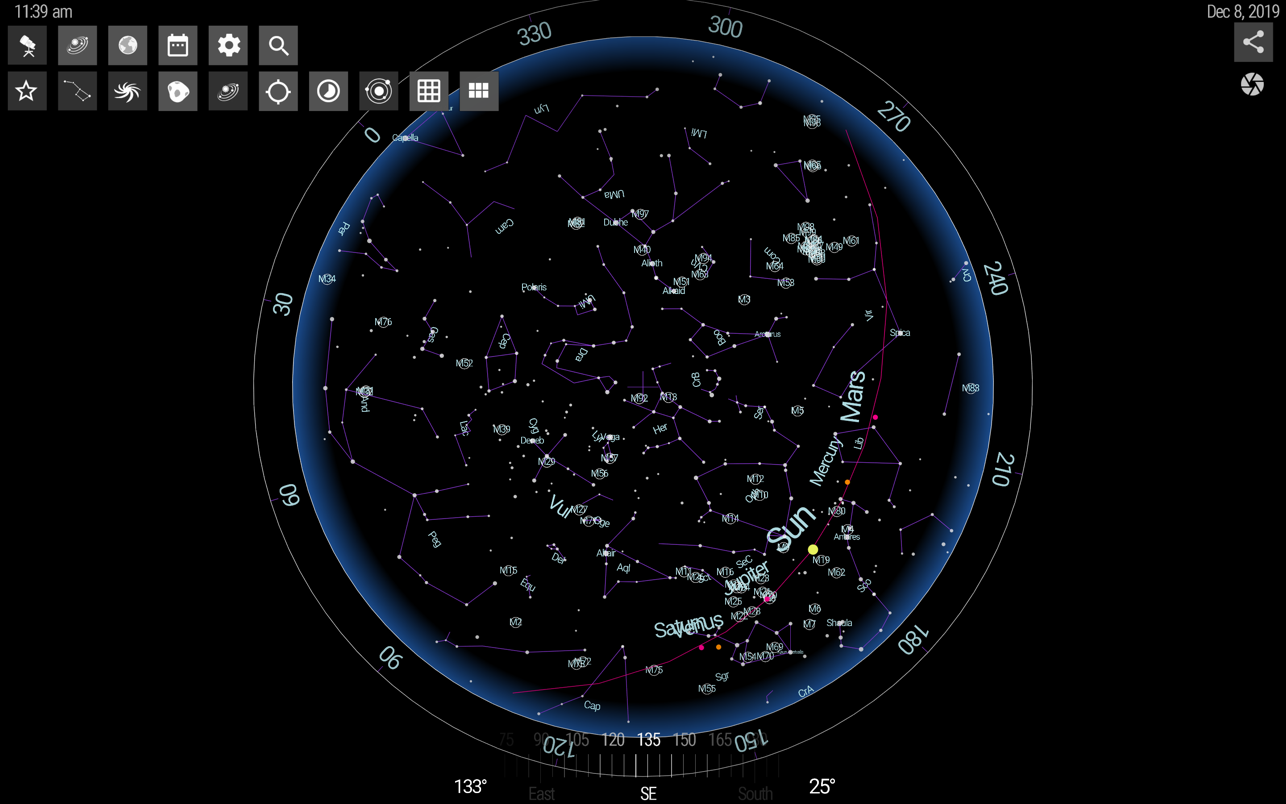 SkyORB 2021.12.5 Mac 破解版 天文学 天文馆，天空地图，信息。