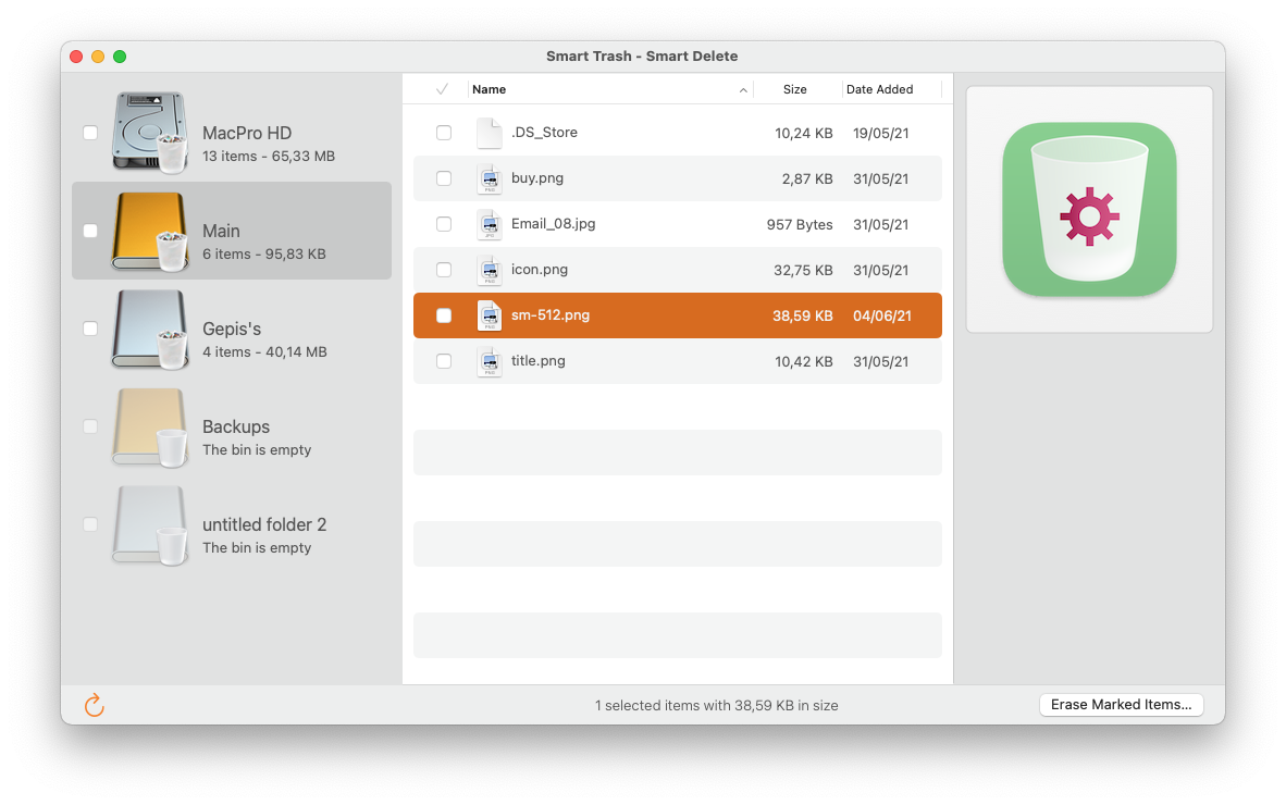Smart Trash 3.0.2 Mac 破解版 智能废纸篓增强工具