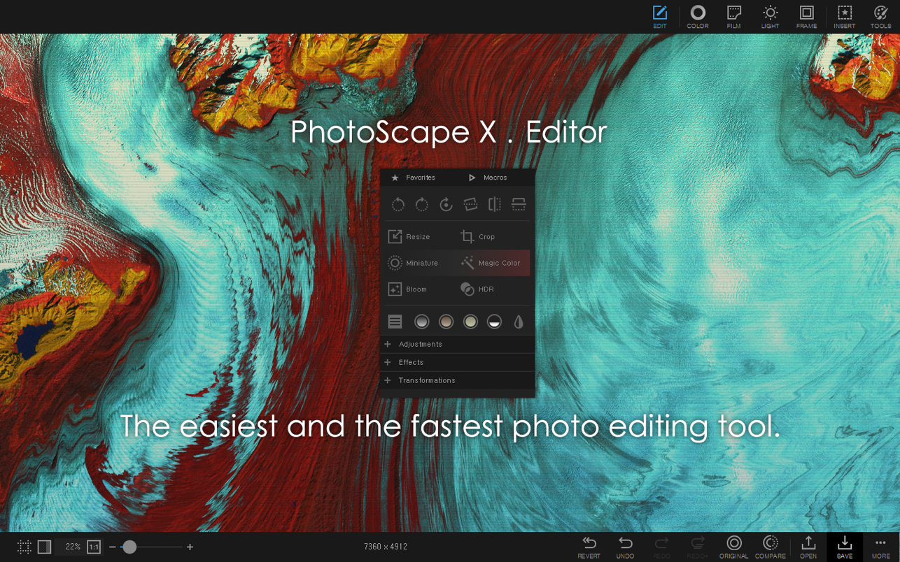 像景美 PhotoScape X Pro 4.2.0 Mac 中文破解版 强大易用的多功能照片编辑工具