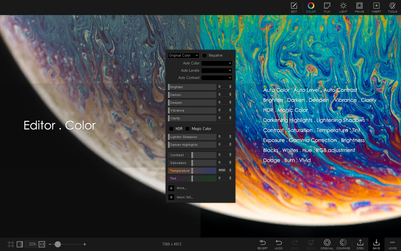 像景美 PhotoScape X Pro 4.2.0 Mac 中文破解版 强大易用的多功能照片编辑工具