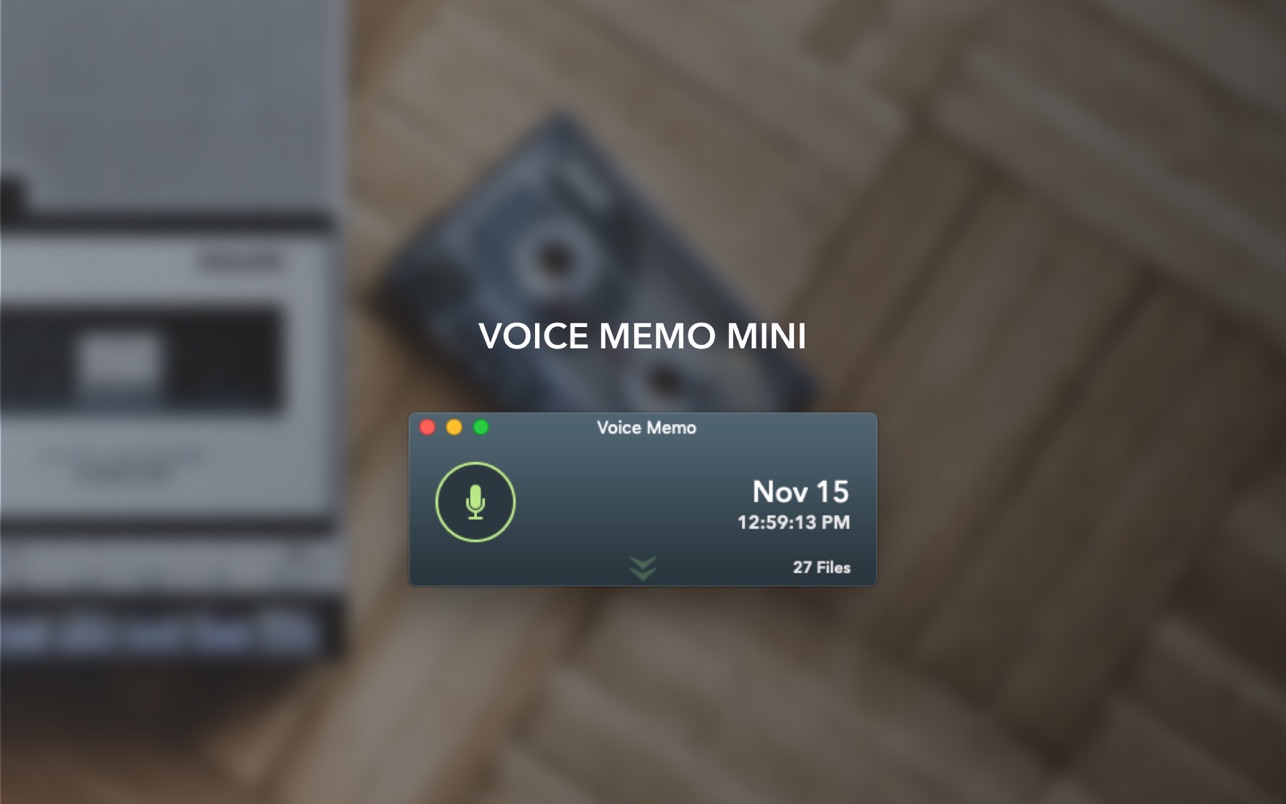 Voice Memo 2.3.1 Mac 破解版 语音备忘录软件