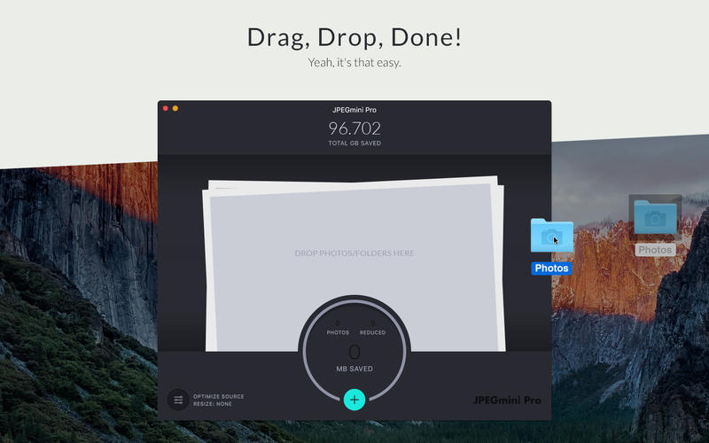 JPEGmini Pro 2.2.3 Mac 破解版 - Mac 上强大的图片无损压缩工具