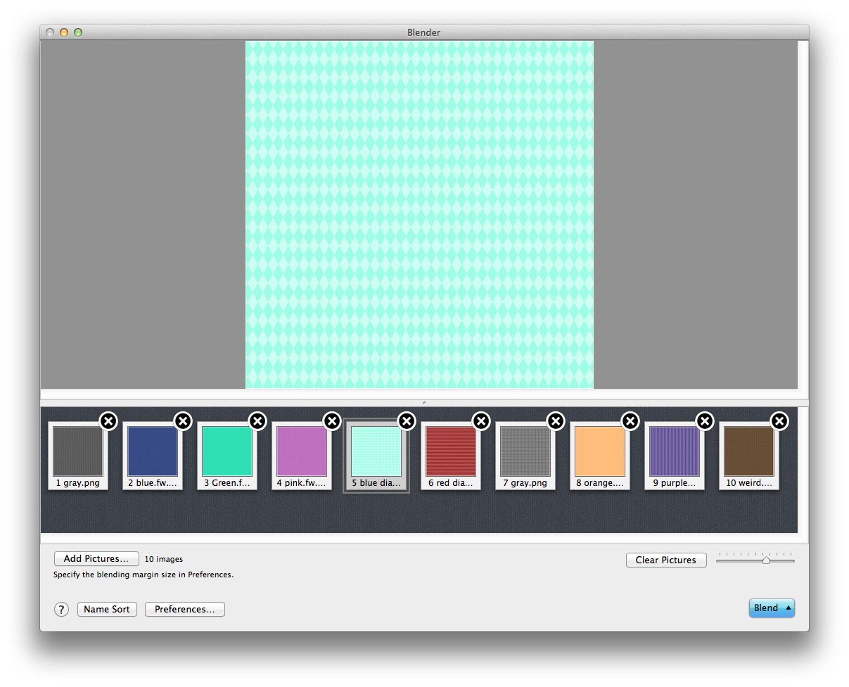 PhotosBlender 2.0.1 Mac 破解版 图片无缝拼贴合成工具