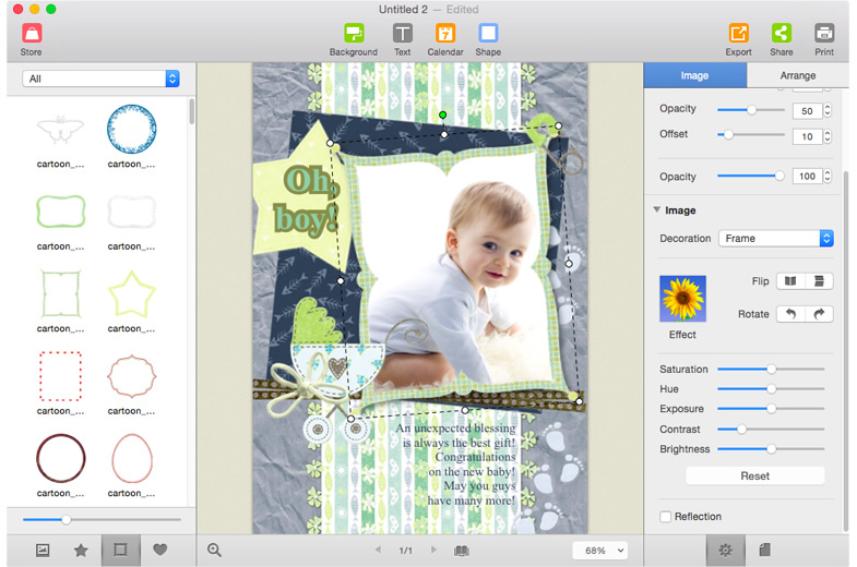 拼接大师 Picture Collage Maker 3.7.6 Mac 中文破解版 非常好用的拼贴画创建工具